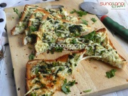 Chilli Spinach Cheese Toast
