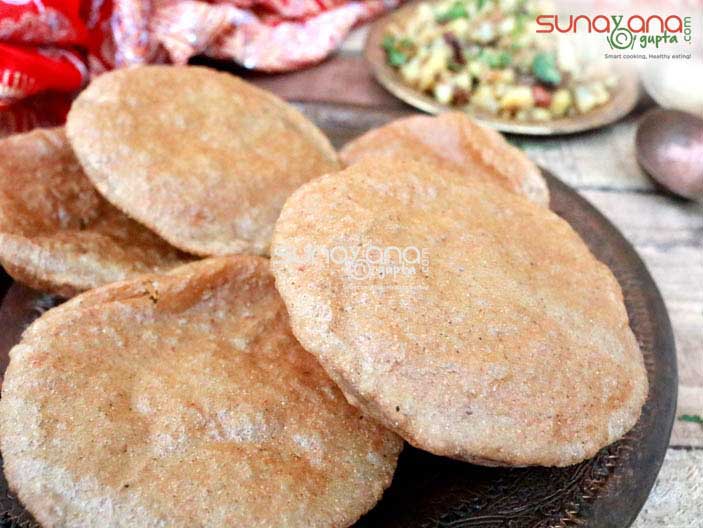 Kuttu Ki Puri or Puffed Buckwheat Recipe For Navratri Vrat