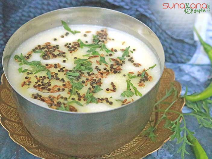 Gujarati Kadhi Recipe | Dinner Recipe from Gujarati Thali